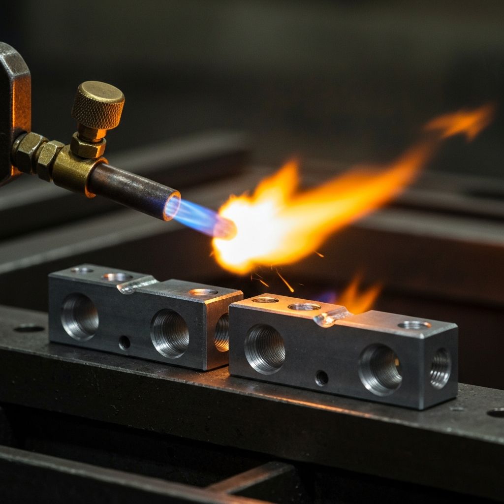 Industrial brazing background